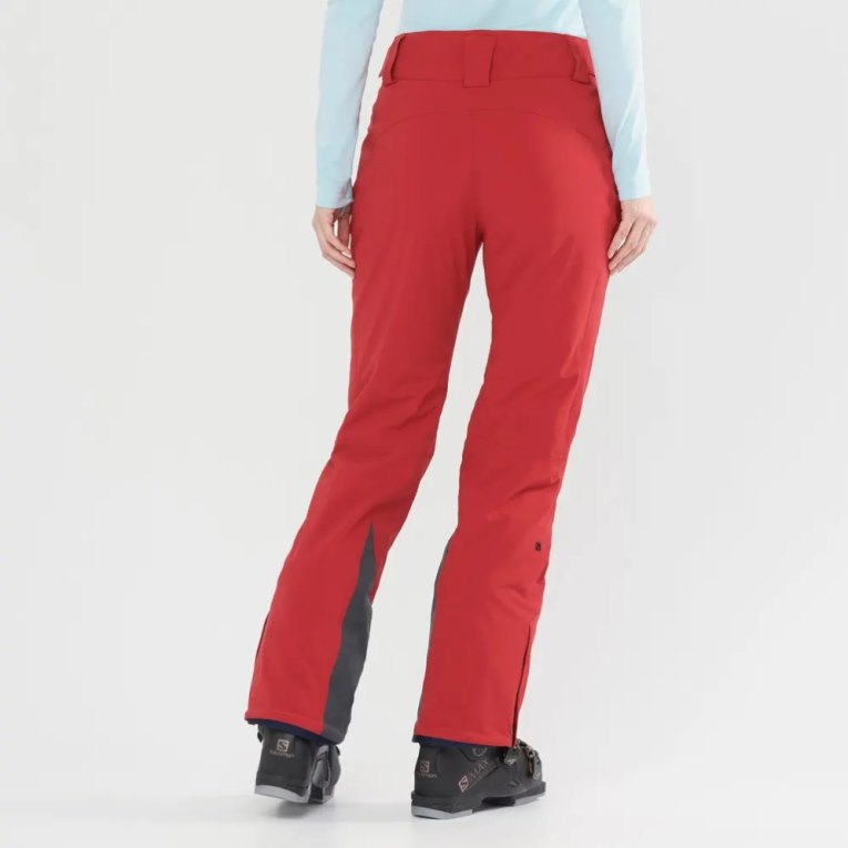 Pantalones De Esquí Salomon The Brilliant Mujer Rojos | MX ZKBD281